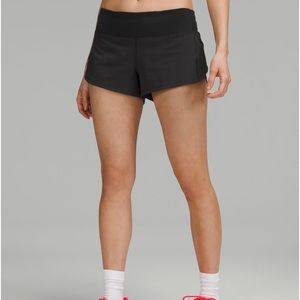 Lululemon Speed Up Shorts - Black- Used - 2.5 - Size 2